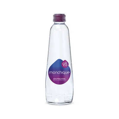 Monchique Água Mineral Alcalina sem Gás Garrafa de Vidro 12 x 375ml