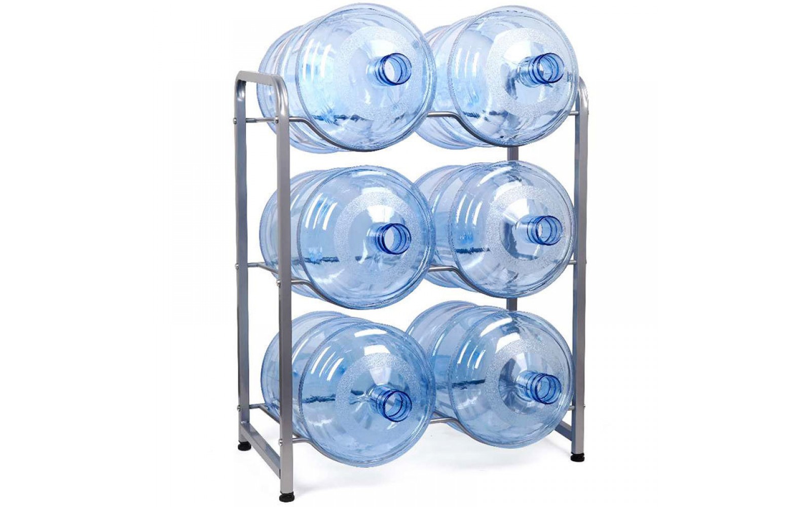 Suporte em metal para 6 (3x2) garrafas de 18,9 L VIO MR6