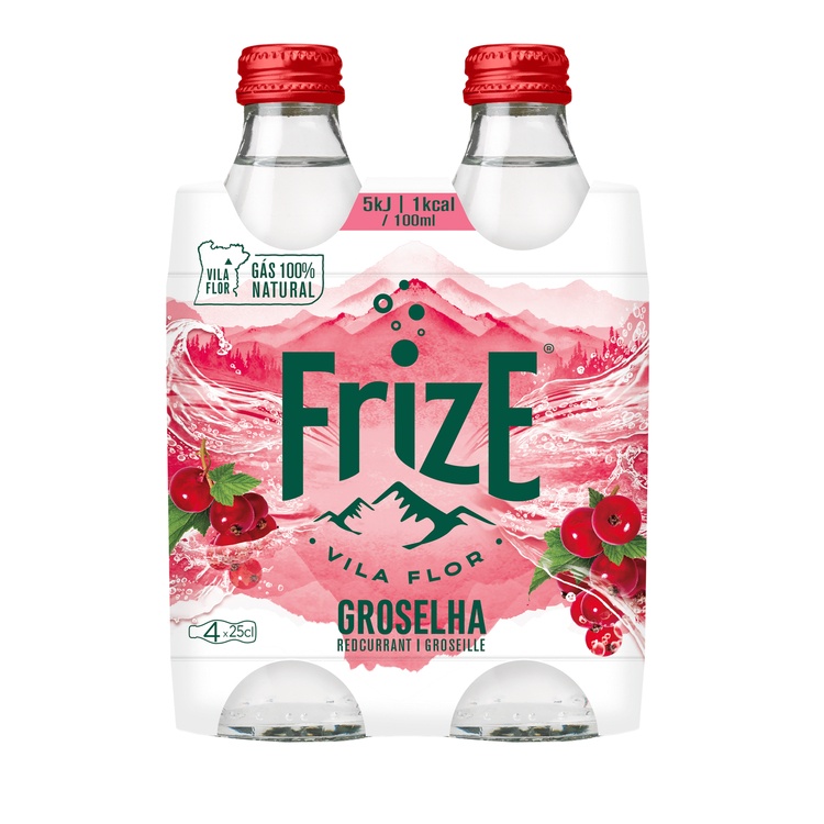 FRIZE Água com Gás Groselha 6x4x250