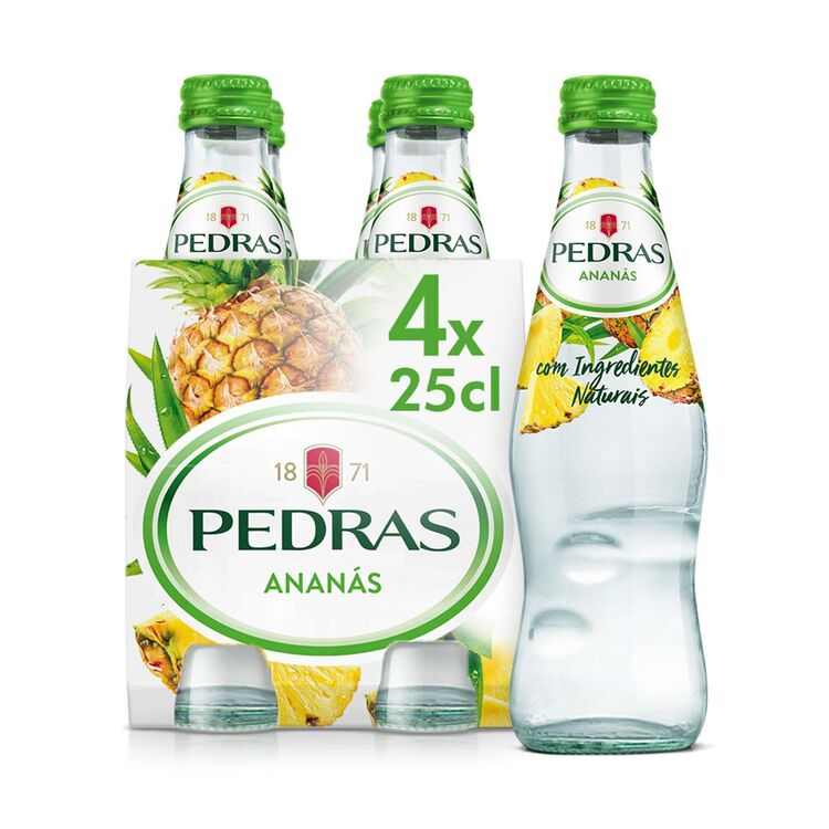 PEDRAS SALGADAS Água сom Gás Ananás 6x4x250