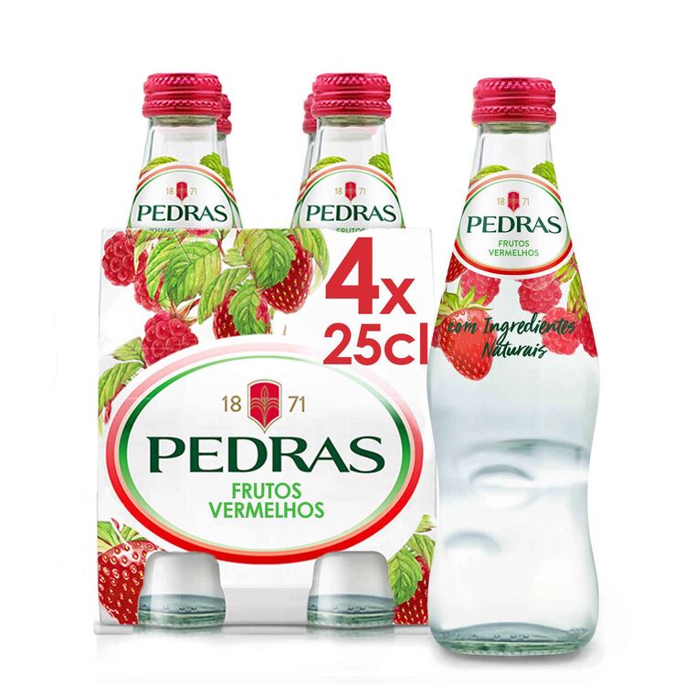 PEDRAS SALGADAS Água com Gás Frutos Vermelhos 6x4x250