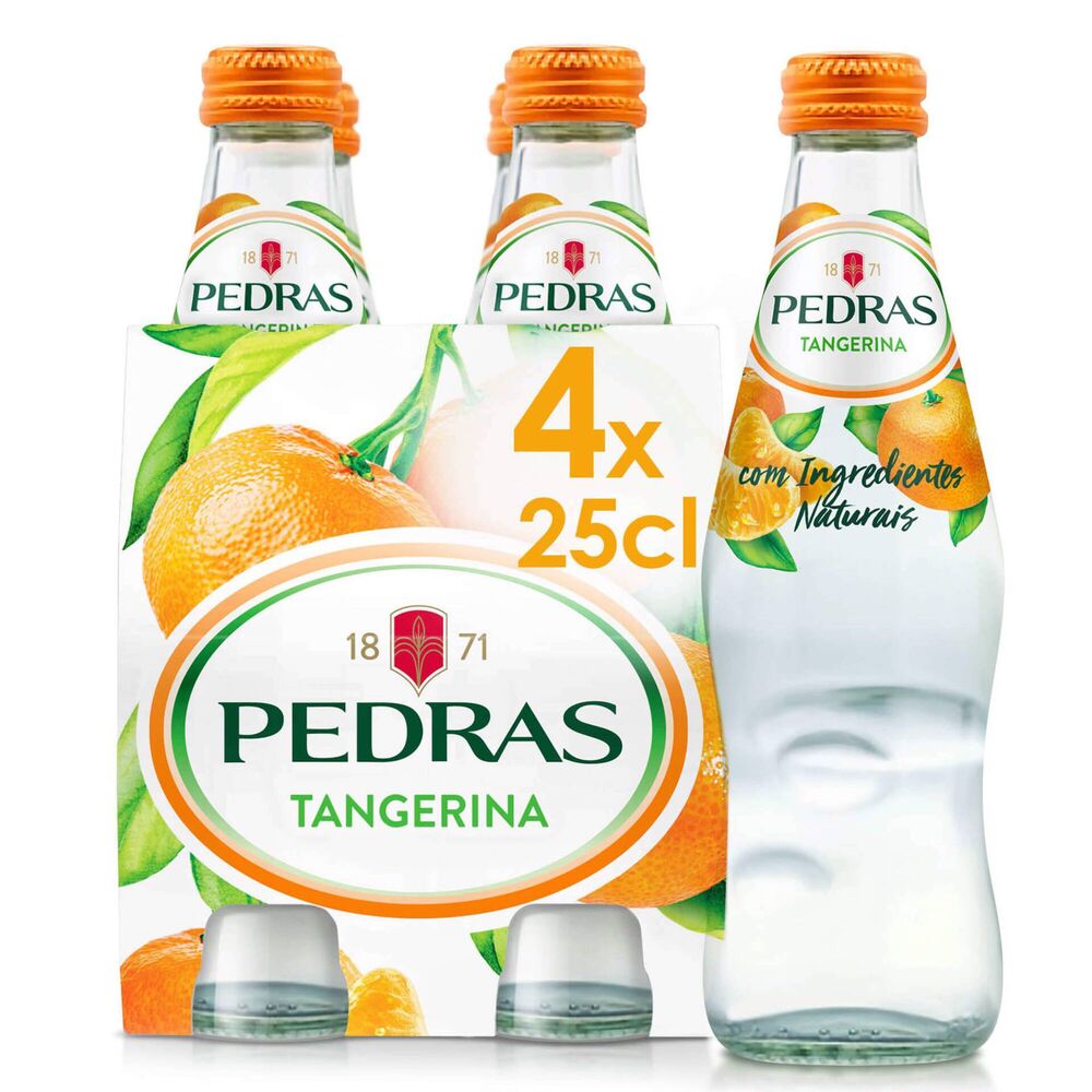PEDRAS SALGADAS Água сom Gás Tangerina 6x4x250