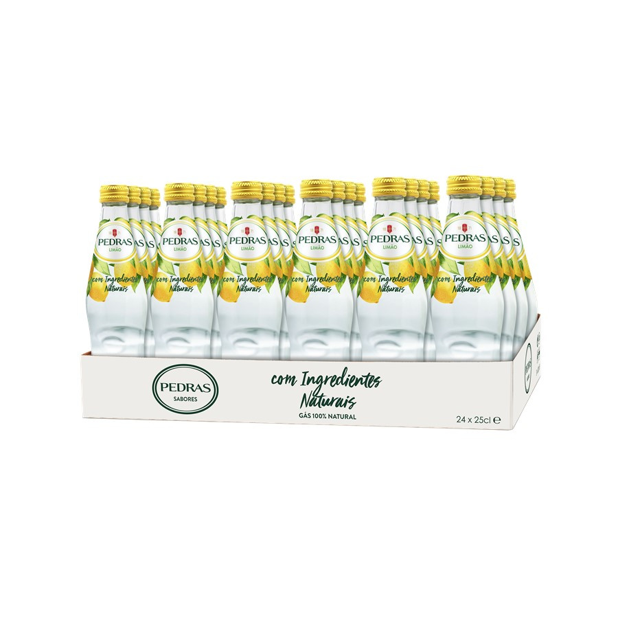 PEDRAS SALGADAS Água com Gás Limão 24x250