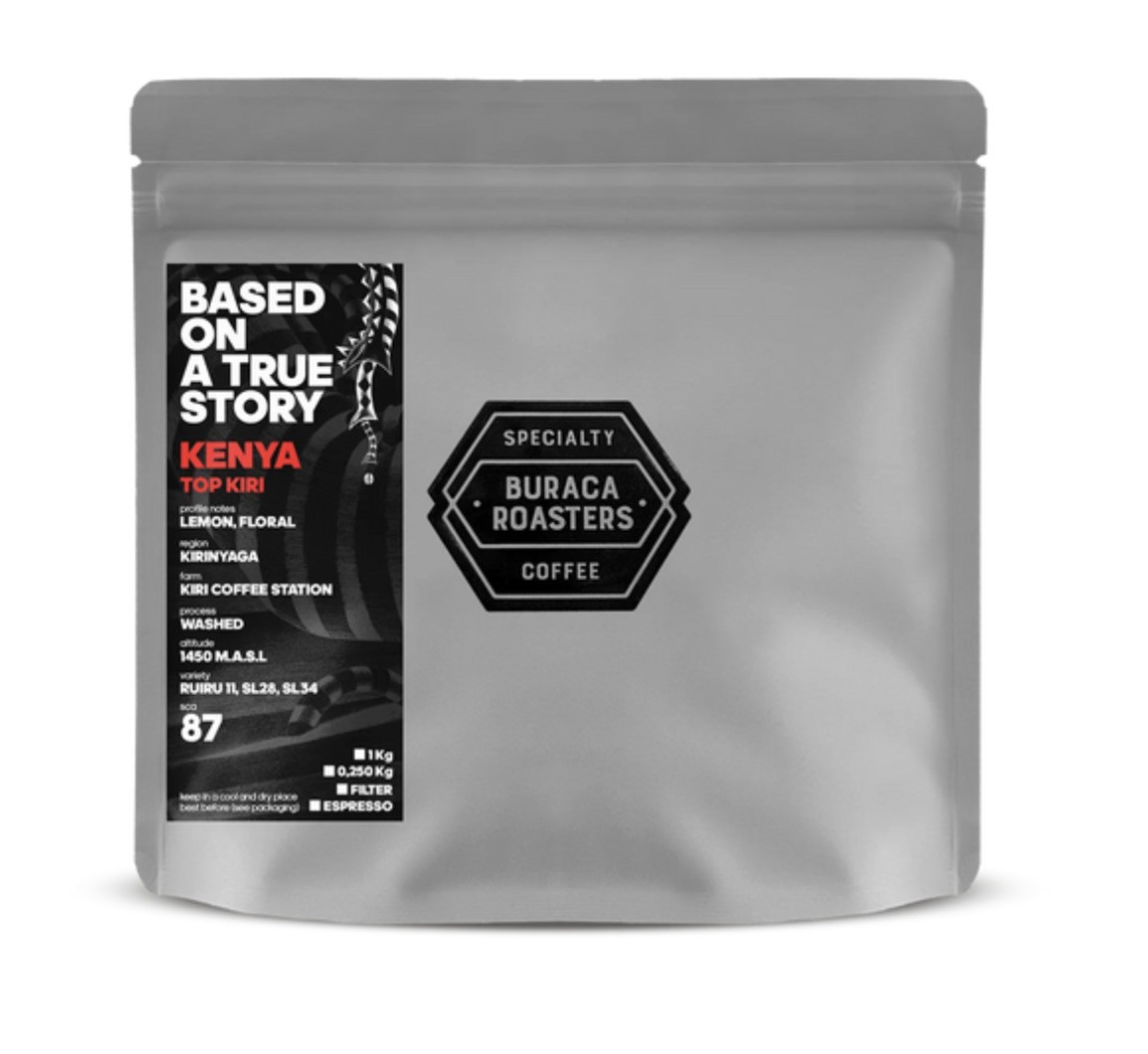 Café de Especialidade do Quénia, Top Kiri 250g, Buraca Roasters