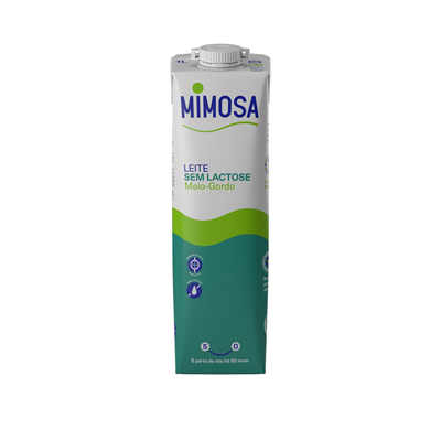 MIMOSA Leite Sem Lactose Meio Gordo 6x1 L