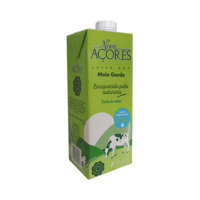 Nova AÇORES Leite Uht Meio Gordo 6x1 L