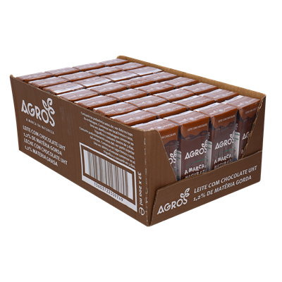 AGROS Leite Com Chocolate 8x4x200 ml
