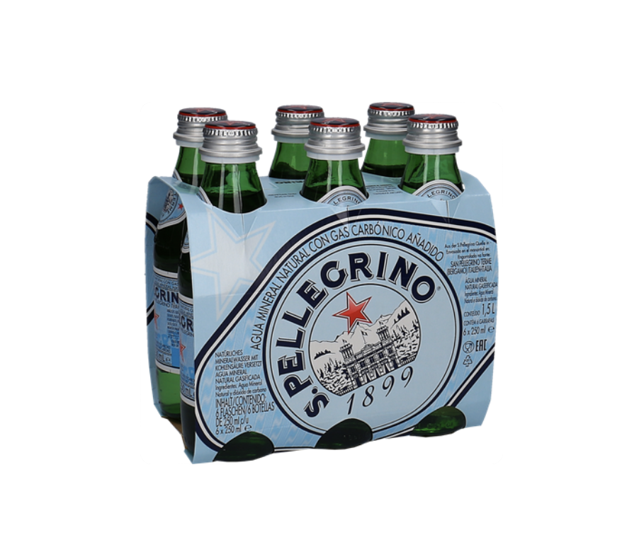 San Pellegrino Água Com Gás 4x6x250
