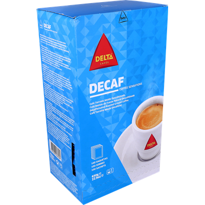 DELTA Café Descafeinado Saquetas 100x6,5 g
