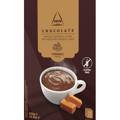 DELTA Chocolate Quente Caramelo 15x30g