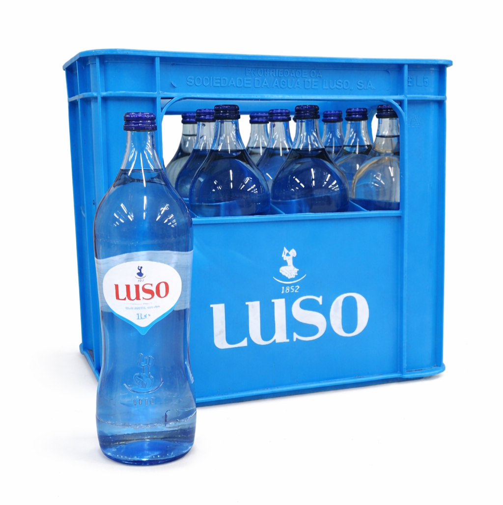 LUSO Água Natural sem Gás Vidro 12x1 L