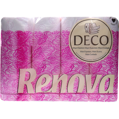 RENOVA Papel Higienico 12 Rolos