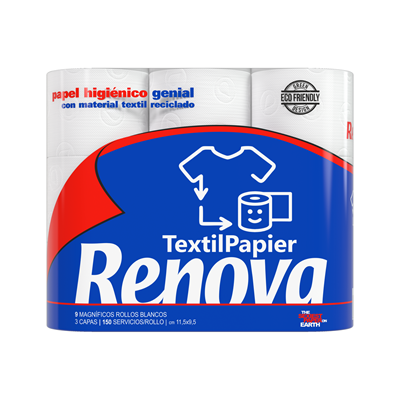 RENOVA Papel Higiênico 9 un
